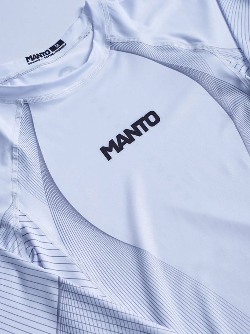 MANTO FLOW RASHGUARD -WHITE
